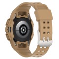 For Samsung Galaxy Watch6 40mm TPU Integrated Silicone Watch Band(Brown)