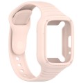 For Redmi Watch 3 Lite Integrated Fully Enclosed Silicone Watch Band(Pink)