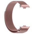 For Xiaomi Mi Band 8 Pro Milan Magnetic Steel Mesh Watch Band(Pink)