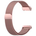 For Redmi Watch 3 Lite Milan Magnetic Steel Mesh Watch Band(Pink)