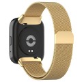 For Redmi Watch 3 Lite Milan Magnetic Steel Mesh Watch Band(Gold)