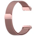 For Redmi Watch 3 Active Milan Magnetic Steel Mesh Watch Band(Pink)