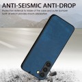 For Samsung Galaxy S21 Ultra 5G Vintage Leather PC Back Cover Phone Case(Blue)