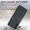 For Samsung Galaxy A70/A70S Vintage Leather PC Back Cover Phone Case(Black)