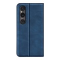 For Sony Xperia 1 VI Retro-skin Magnetic Suction Leather Phone Case(Dark Blue)