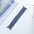 For Apple Watch 8 41mm Denim Magnetic Watch Band(Blue)