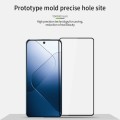 For Xiaomi 14 MOFI 9H 3D Explosion-proof Tempered Glass Film(Black)