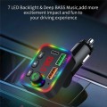 P4 Car FM Transmitter PD Fast Charger Car Charger Support U Disk Bluetooth Hands-free Calling