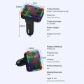 P22 Support MP3 Player USB Port Bluetooth FM Transmitter in-Car Adapter PD Car Charger