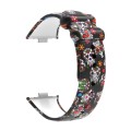 For Xiaomi Mi Band 8 Pro Painted Pattern Silicone Watch Band(lucky)