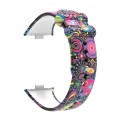 For Xiaomi Mi Band 8 Pro Painted Pattern Silicone Watch Band(Jellyfish)