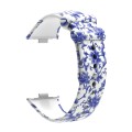 For Xiaomi Mi Band 8 Pro Painted Pattern Silicone Watch Band(Porcelain)
