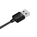 For Garmin Venu 3S USB Port 1m Smart Watch Charging Cable(Black)