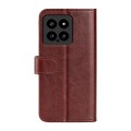 For Xiaomi 14 R64 Texture Horizontal Flip Leather Phone Case(Brown)