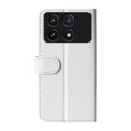 For Xiaomi Redmi K70 R64 Texture Horizontal Flip Leather Phone Case(White)