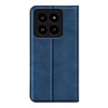 For Xiaomi 14 Pro Retro-skin Magnetic Suction Leather Phone Case(Dark Blue)