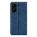 For Xiaomi Redmi 13C Retro-skin Magnetic Suction Leather Phone Case(Dark Blue)