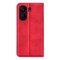 For Xiaomi Redmi 13C Retro-skin Magnetic Suction Leather Phone Case(Red)