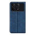 For Xiaomi Redmi K70E Retro-skin Magnetic Suction Leather Phone Case(Dark Blue)
