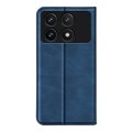 For Xiaomi Redmi K70 Retro-skin Magnetic Suction Leather Phone Case(Dark Blue)