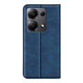 For Xiaomi Redmi Note 13 4G Retro-skin Magnetic Suction Leather Phone Case(Dark Blue)