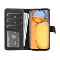 For Xiaomi Redmi 13C Stitching Horizontal Flip Leather Phone Case(Black)