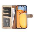 For Xiaomi Redmi 13C Stitching Horizontal Flip Leather Phone Case(Yellow)