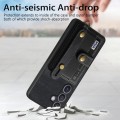 For Samsung Galaxy S24 5G Retro Cross Wristband Wallet Leather Back Phone Case(Black)