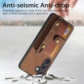 For Samsung Galaxy S24+ 5G Retro Cross Wristband Wallet Leather Back Phone Case(Brown)