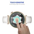 For Huawei Watch GT 4 46mm 2pcs ENKAY Hat-Prince 0.2mm 9H Tempered Glass Screen Protector Watch Film