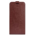 For Xiaomi 14 Pro R64 Texture Single Vertical Flip Leather Phone Case(Brown)