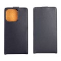 For iPhone 15 Vertical Flip Leather Phone Case with Card Slot(Black)