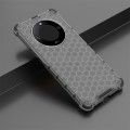For Honor X50 Shockproof Honeycomb Phone Case(Black)