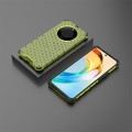 For Honor X50 Shockproof Honeycomb Phone Case(Green)