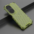 For Honor X7b Shockproof Honeycomb Phone Case(Green)