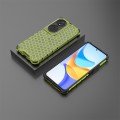 For Honor X7b Shockproof Honeycomb Phone Case(Green)