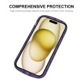 For iPhone 15 Plus ENKAY Hat-Prince Translucent Matte TPU Shockproof Phone Case(White)