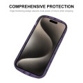 For iPhone 15 Pro ENKAY Hat-Prince Translucent Matte TPU Shockproof Phone Case(Black)