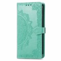 For vivo Y100 IDN Mandala Flower Embossed Leather Phone Case(Green)