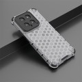 For Xiaomi 14 Shockproof Honeycomb Phone Case(White)