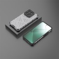 For Xiaomi 14 Shockproof Honeycomb Phone Case(White)