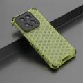 For Xiaomi 14 Shockproof Honeycomb Phone Case(Green)