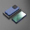 For Xiaomi 14 Shockproof Honeycomb Phone Case(Blue)