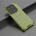 For Xiaomi 14 Pro Shockproof Honeycomb Phone Case(Green)