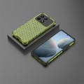 For Redmi K70E Shockproof Honeycomb Phone Case(Green)