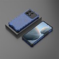 For Redmi K70E Shockproof Honeycomb Phone Case(Blue)