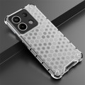For Xiaomi Poco X6 Shockproof Honeycomb Phone Case(White)
