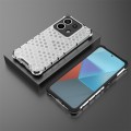 For Xiaomi Poco X6 Shockproof Honeycomb Phone Case(White)