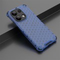 For Redmi Note 13 4G Global Shockproof Honeycomb Phone Case(Blue)