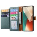 For Redmi Note 13 Pro 5G Love Zipper Lanyard Leather Phone Case(Green)